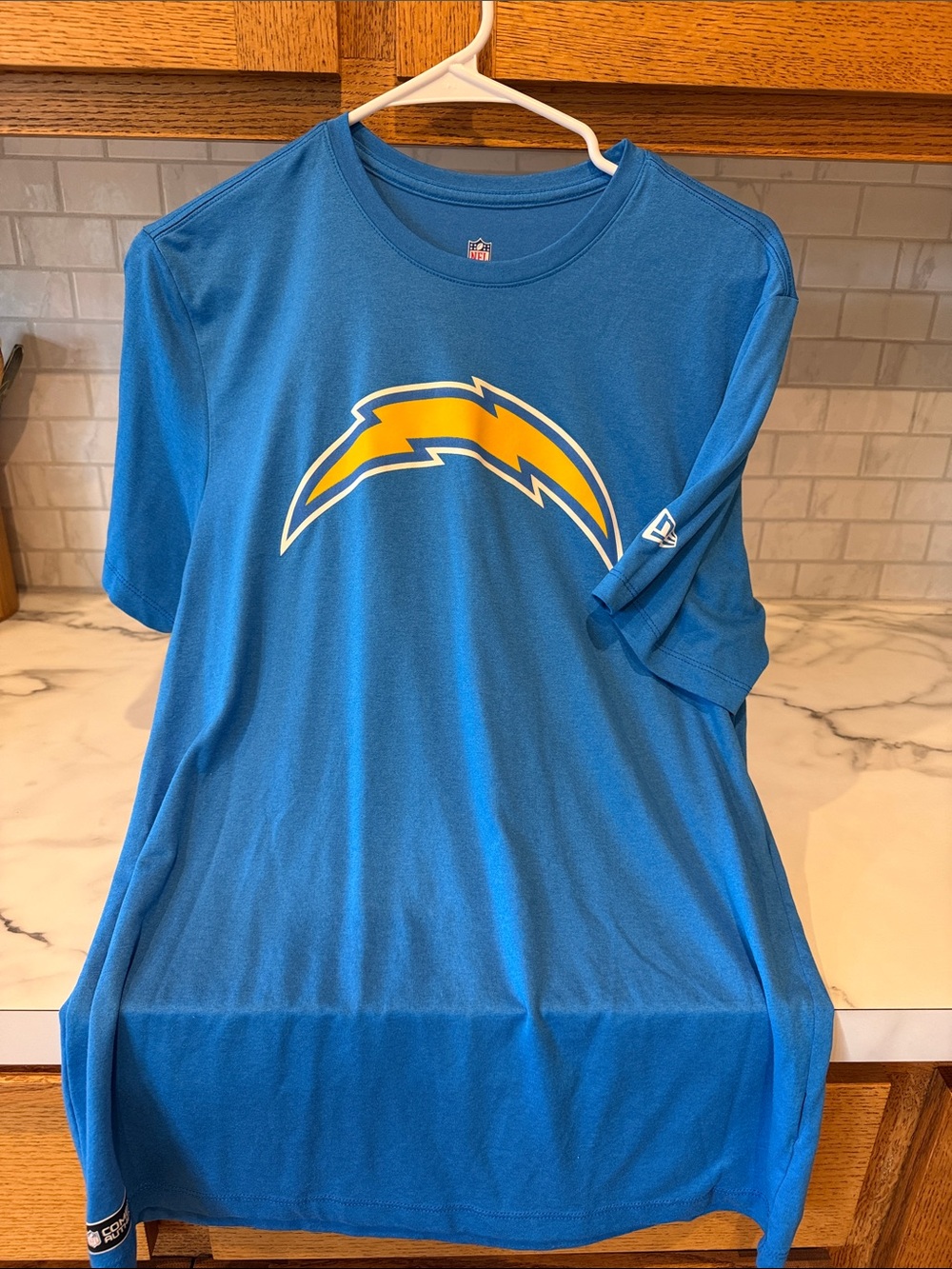 NFL Los Angeles Chargers Blue Short Sleeve Tee - New Era